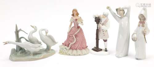 Collectable figures and animals including Wedgwood Coronatio...