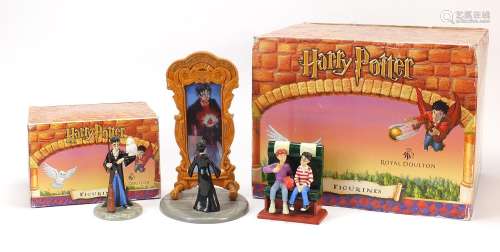 Royal Doulton Harry Potter figures including The Friendship ...