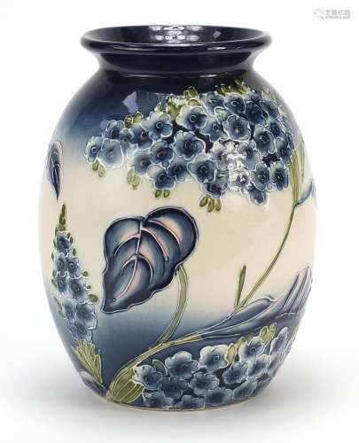 William Moorcroft style Florian Ware design vase, 23cm high