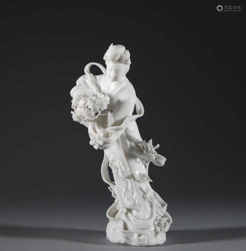 White porcelain Guanyin of the Republic of China