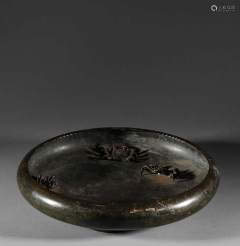 Bronze brush washing in Qing Dynasty