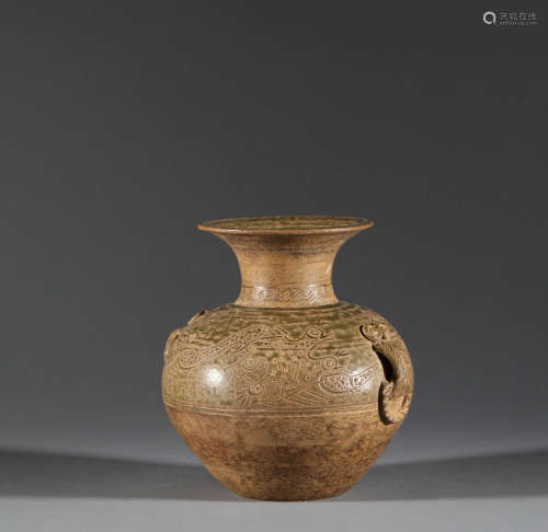 Celadon pot of Tang Dynasty