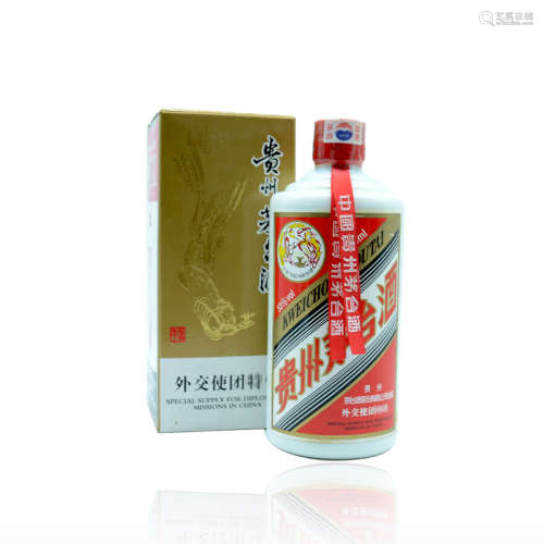 2008年外交使团特供 贵州茅台酒 53度500ml 1瓶