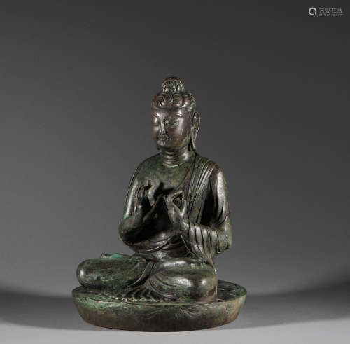 Pure silver Buddha statues of Tang Dynasty