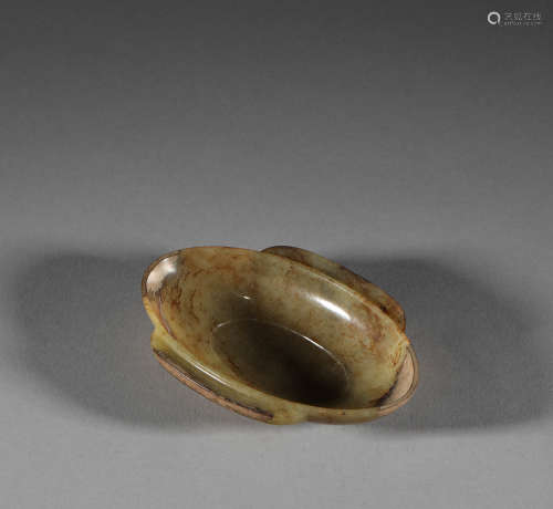 Hetian jade earback in Han Dynasty