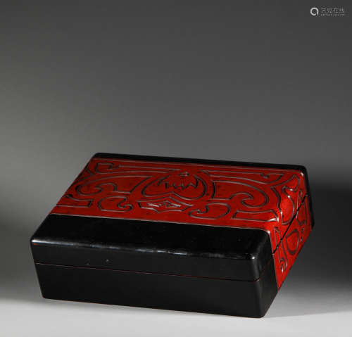 Lacquer box of Qing Dynasty