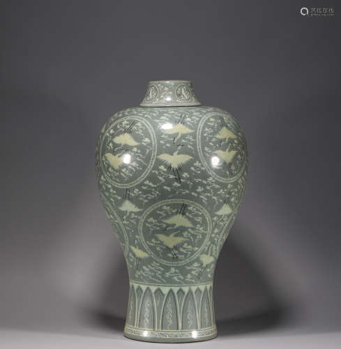 Song Dynasty celadon plum vase
