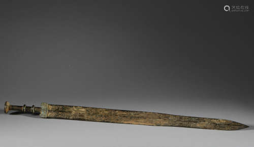 Bronze sword of Han Dynasty