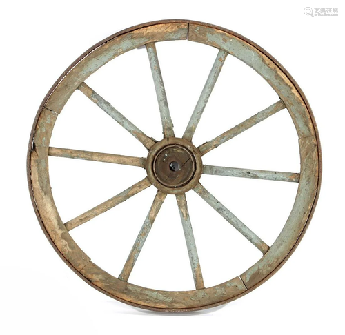 Wooden wagon wheel