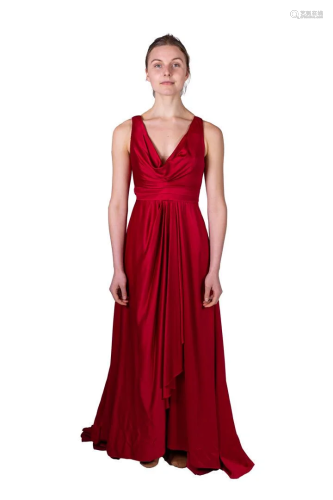 Red prom dress. Costume from celebrAGE