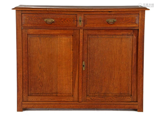 Oak penant cabinet