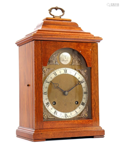 Elliott London table clock in walnut case
