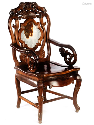 Rosewood Chinese armchair