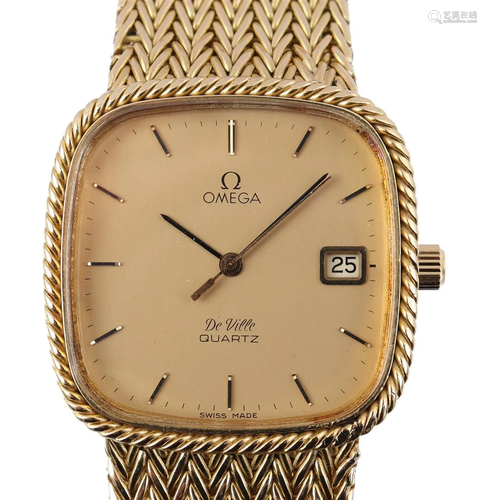 Omega De Ville quartz men's wristwatch