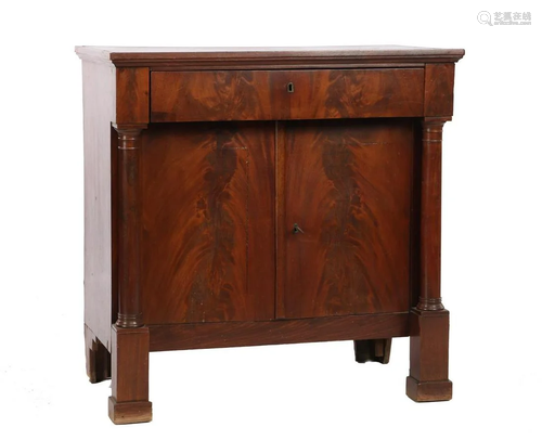 Mahogany veneer penantal cabinet