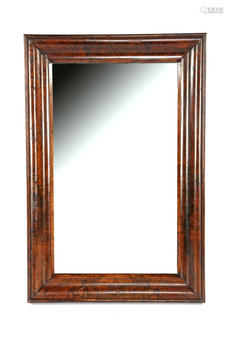 Mirror in a 19th century rosewood veneer frame