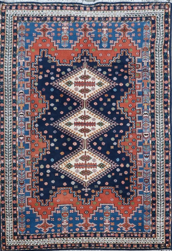 Kirman Afsjar hand-knotted carpet