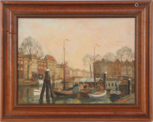 Signed Smit, New harbor Dordrecht