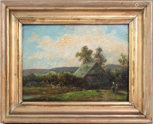 Anonymous, Landscape with a small farm
