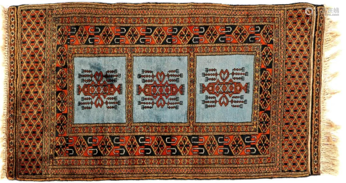Hand-knotted wool carpet with Oriental dÃ©cor