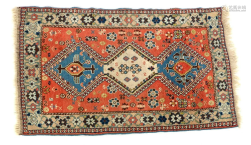 Hand-knotted wool carpet with Oriental dÃ©cor