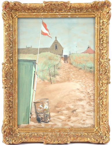 Signed Heinr. Ross, Noordwijk aan Zee