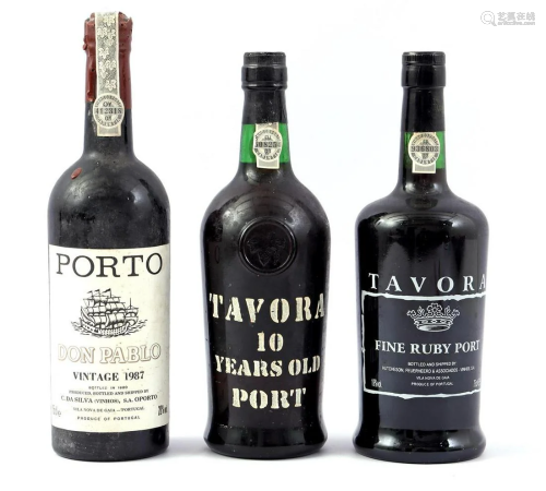 Tavora Fine Ruby Port, Tavora 10 Years Old Port bottled