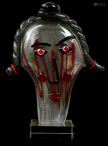 Anonymous, bronze bust inspired by Pablo Picasso