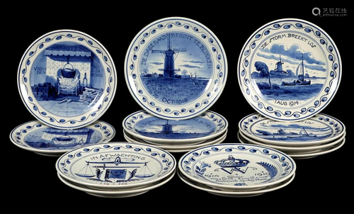 Porceleyne Fles 14 year plates