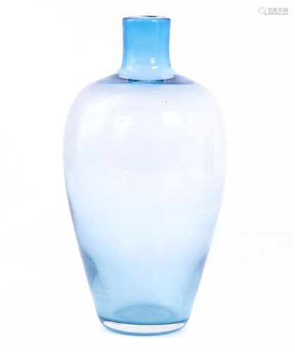 Design Floris Meydam, blue glass vase