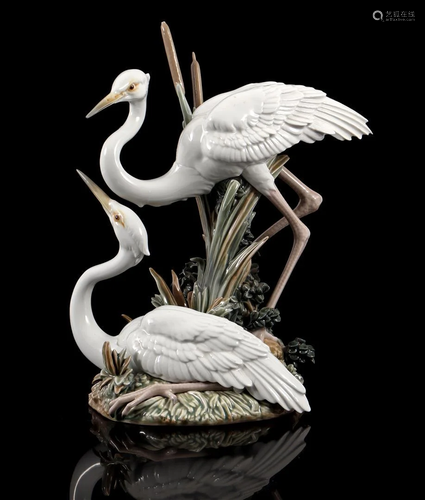 Lladro porcelain statue no. 5691, Marshland Mates,