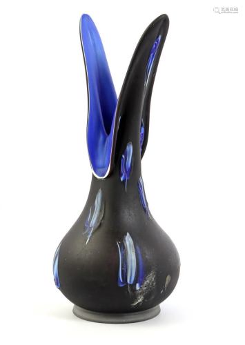 Marked underside Goldan Talast, decorative glass vase