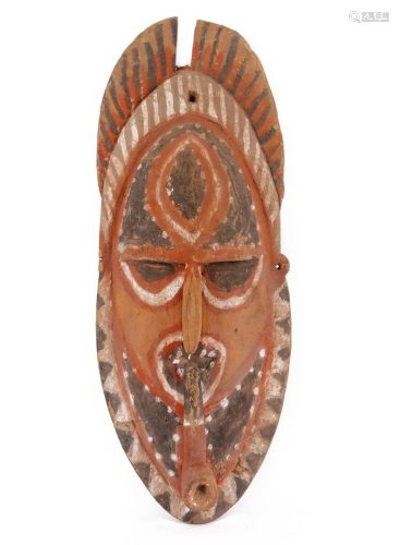 Wooden mask, Papua, Sepik, 44 cm high