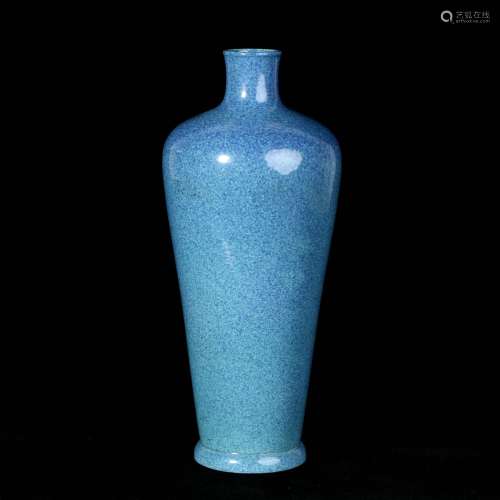 雪花藍釉瓶