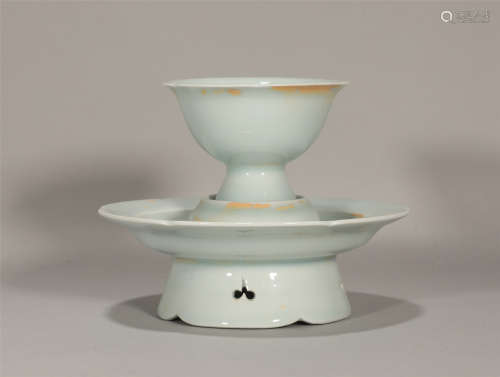 Yinqing Glazed Lamp Holder Song Style