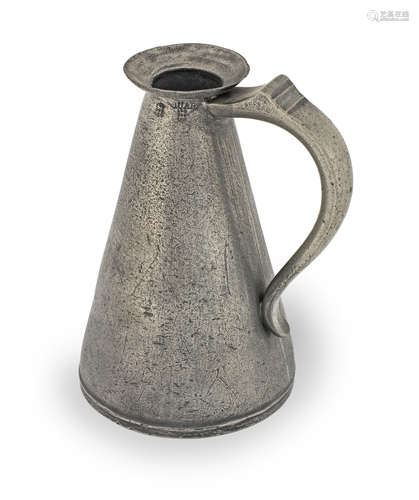 A 19th century pewter Imperial quart measure