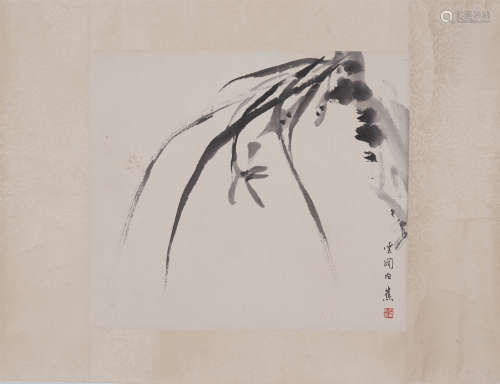 A CHINESE PAINTING ORCHID FLOWERS