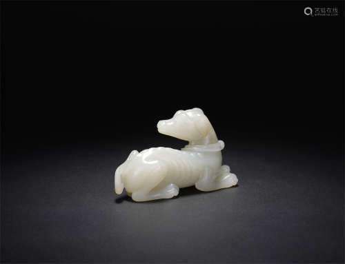 A CHINESE WHITE JADE PAPERWEIGHT