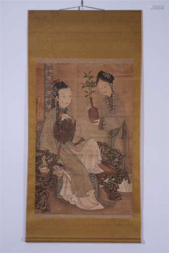 A CHINESE PAINTING LADIES
