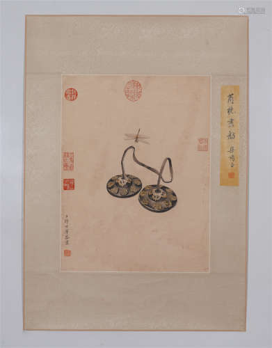 A CHINESE PAINTING AND SEAL SINGED