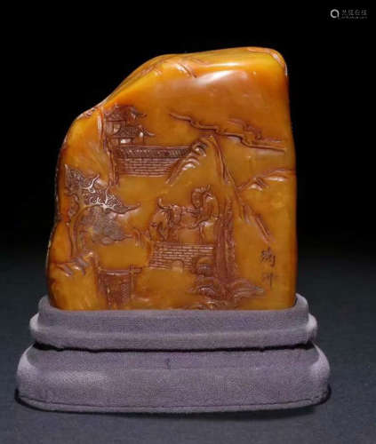 TIANHUANG STONE FIGURE STORY SEAL