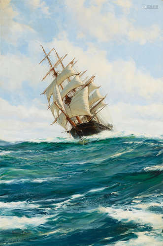 Montague Dawson (British, 1890-1973) The Light Brigade 36 x ...