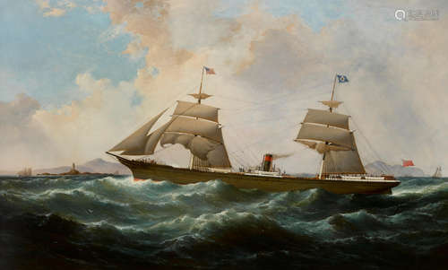 SAMUEL WALTERS (BRITISH, 1811-1882) The Guion Line's Manhatt...