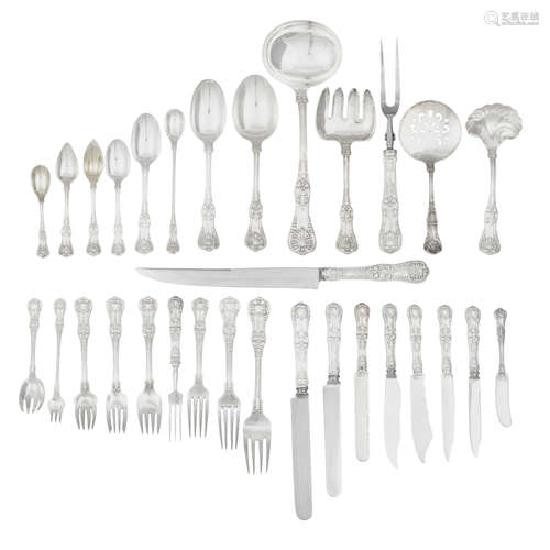 AN AMERICAN STERLING SILVER FLATWARE SERVICE by Tiffany & Co...