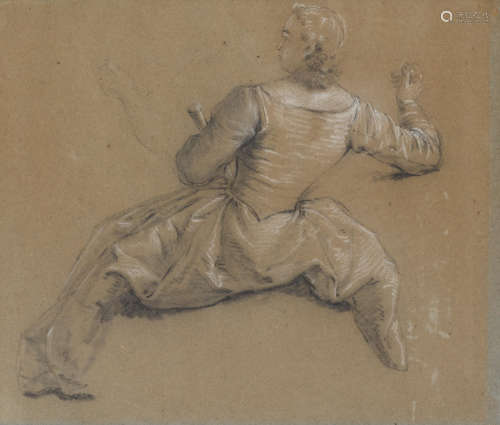 Attributed to Nicolas Lancret (French, 1690-1743) A figure s...