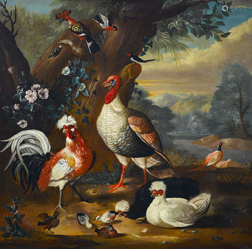 Pieter Casteels III (Flemish, 1684-1749) An array of colorfu...