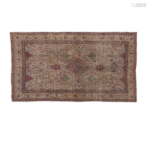 A TABRIZ CARPET Late 19th/early 20th century