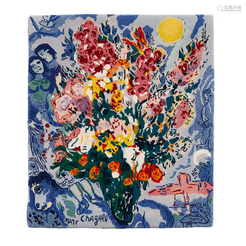 After Marc Chagall (1887-1985) Le Bouquet Enluminant Le Ciel