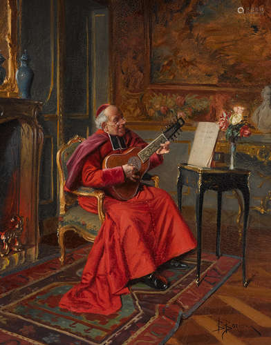 Bernard Louis Borione (French, born 1865) The Cardinal's sol...