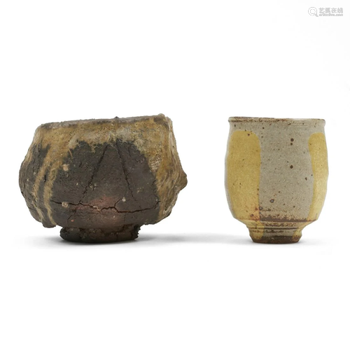 Grp: 2 Studio Pottery Yunomi Vessels - Charles Bound &